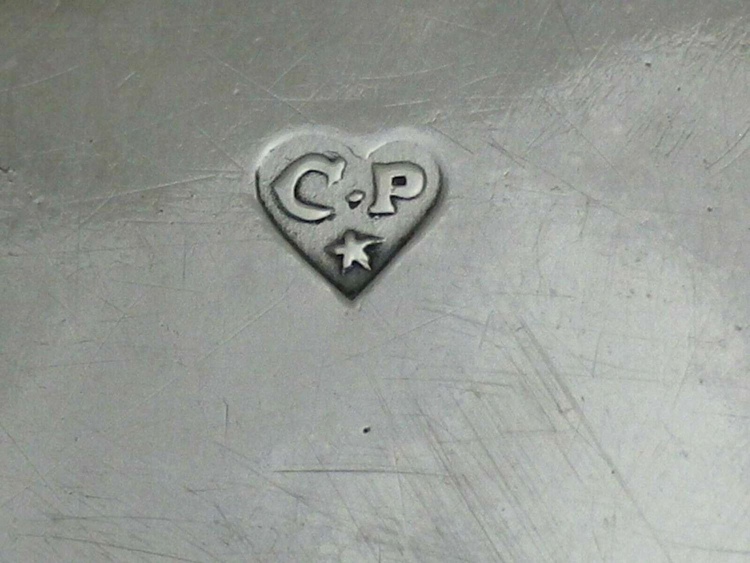1784 Georgian Antique Solid Silver Fine Dining Table Spoon Tray
