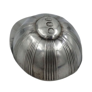 1798 Georgian Solid Sterling Silver Rare Jockey Cap Tea Caddy Spoon