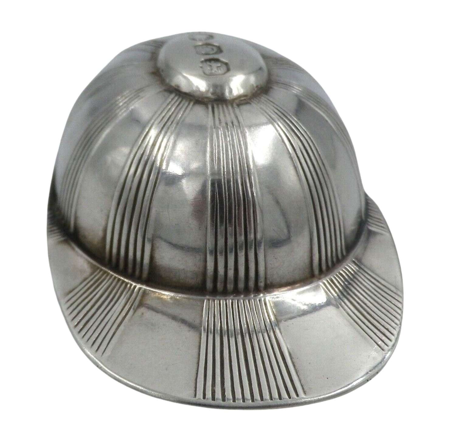 1798 Georgian Solid Sterling Silver Rare Jockey Cap Tea Caddy Spoon