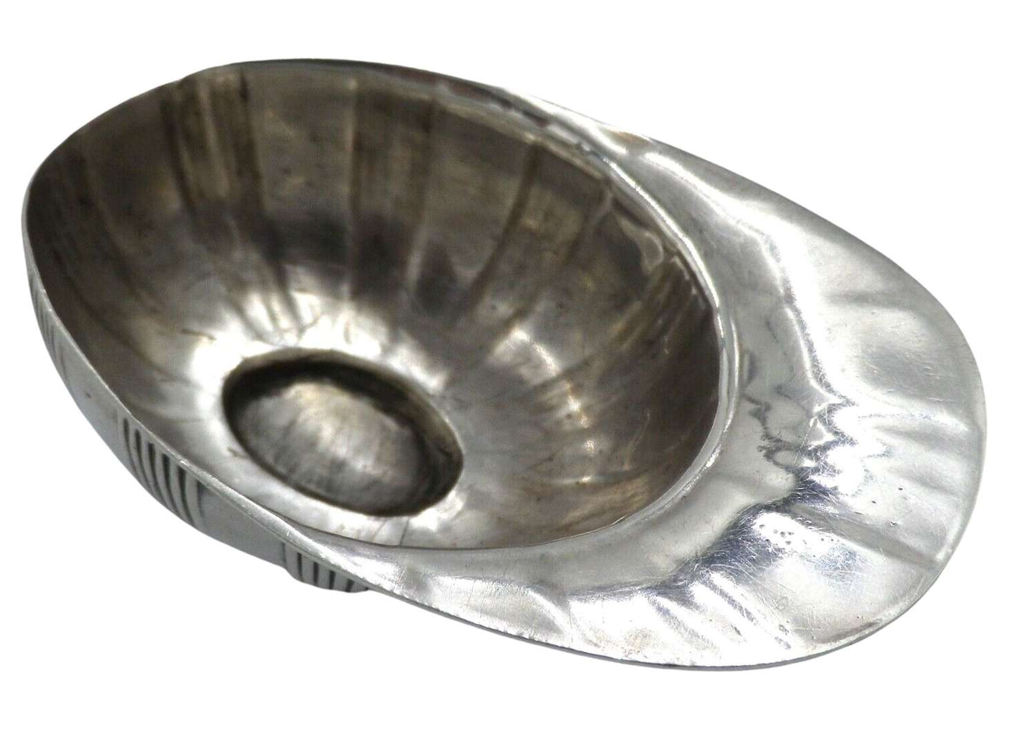 1798 Georgian Solid Sterling Silver Rare Jockey Cap Tea Caddy Spoon