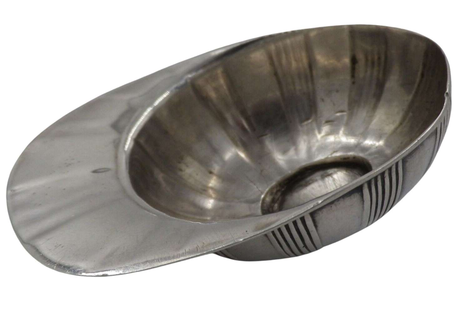 1798 Georgian Solid Sterling Silver Rare Jockey Cap Tea Caddy Spoon