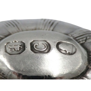 1798 Georgian Solid Sterling Silver Rare Jockey Cap Tea Caddy Spoon