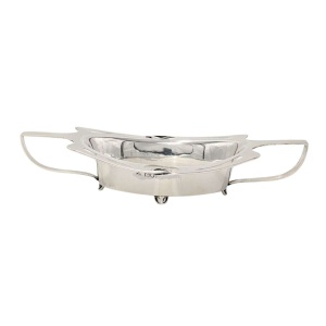 1904 Art Nouveau Solid Silver Dish by George Lawrence Connell Cymric