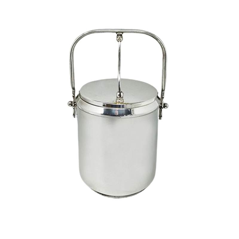 1960s Stunning Ice Bucket by Aldo Tura for Macabo. Made in Italy.