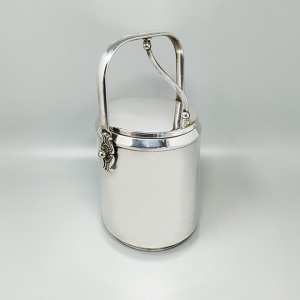 1960s Stunning Ice Bucket by Aldo Tura for Macabo. Made in Italy.