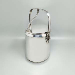 1960s Stunning Ice Bucket by Aldo Tura for Macabo. Made in Italy.