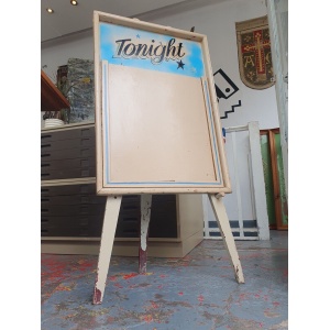 1960s Hand Painted Theatre/Cinema Advertising Board