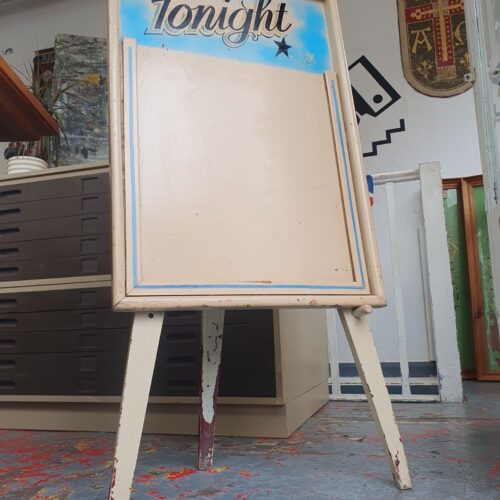1960s Hand Painted Theatre/Cinema Advertising Board