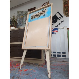 1960s Hand Painted Theatre/Cinema Advertising Board