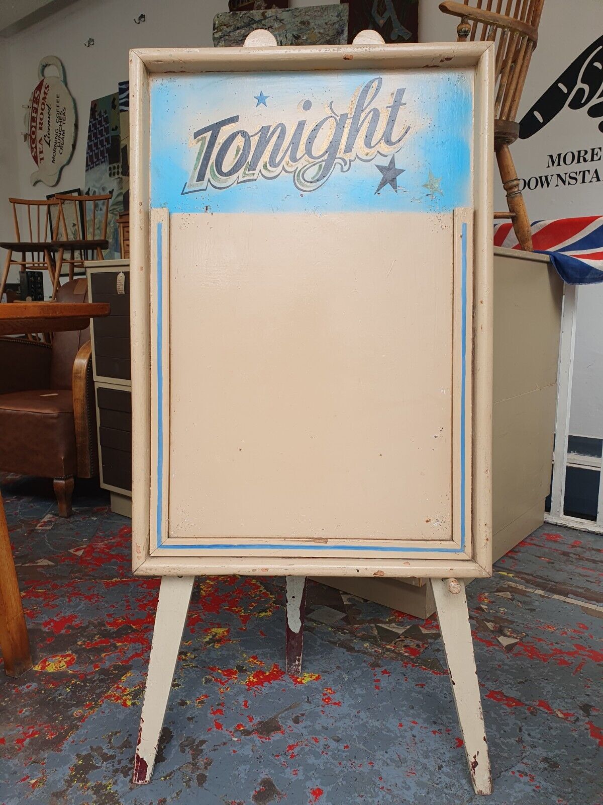 1960s Hand Painted Theatre/Cinema Advertising Board