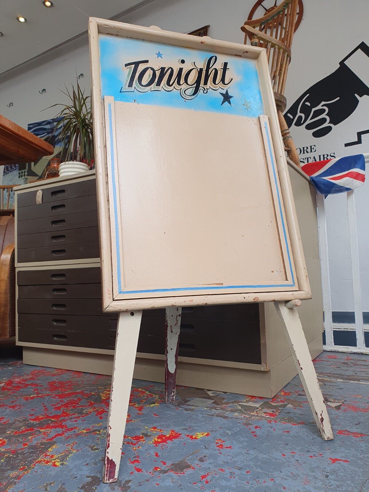 1960s Hand Painted Theatre/Cinema Advertising Board