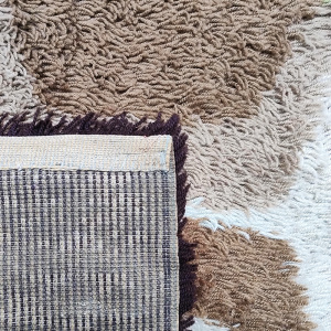 1970s Stunning Space Age Rug in Wool. Made in Italy