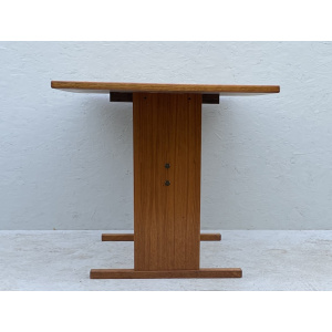 Small Mid Century Teak & Tile Dining Table by Gangso Mobler