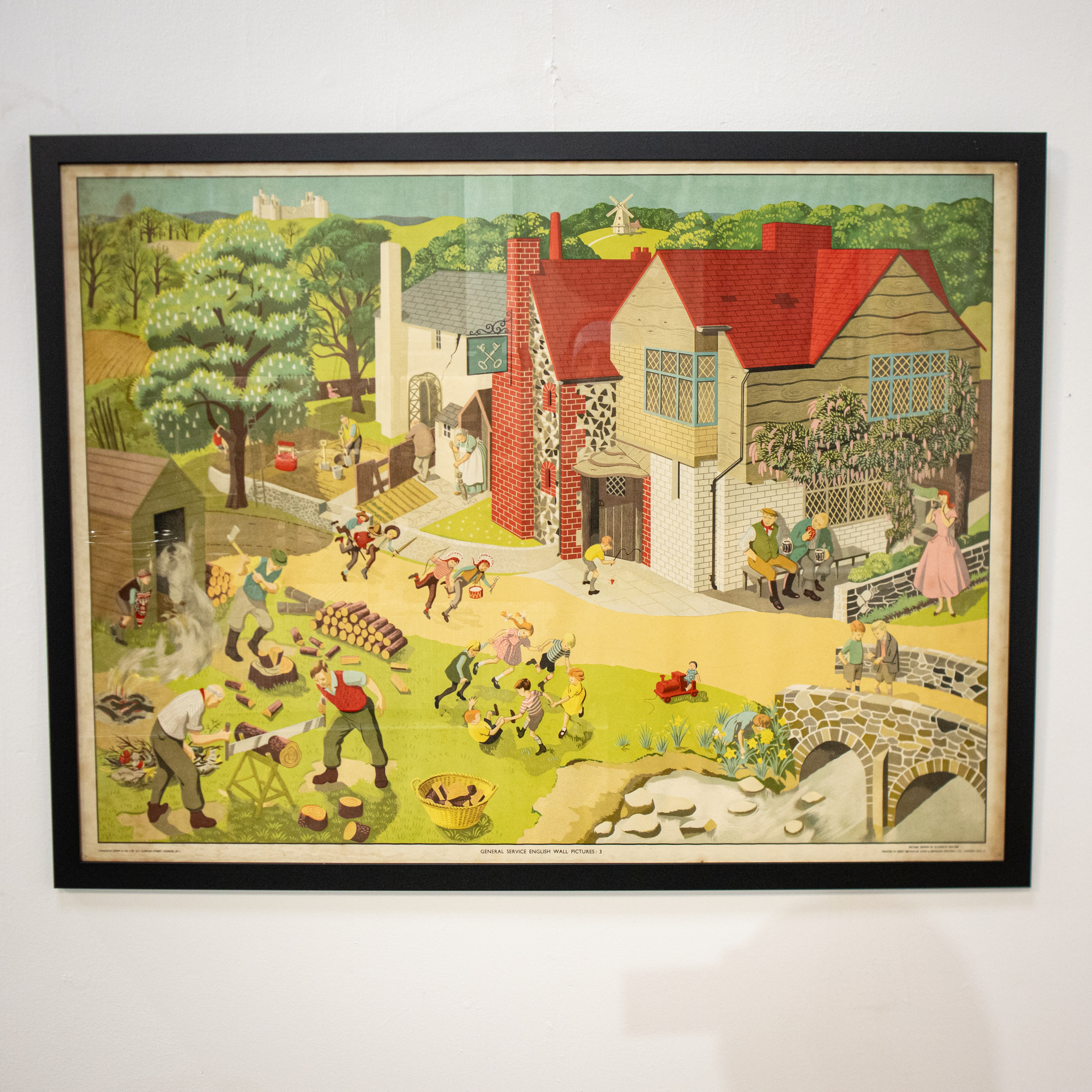 Original Elizabeth Skilton Print Country Life