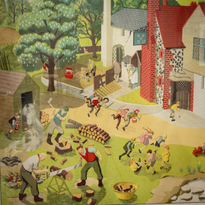 Original Elizabeth Skilton Print Country Life