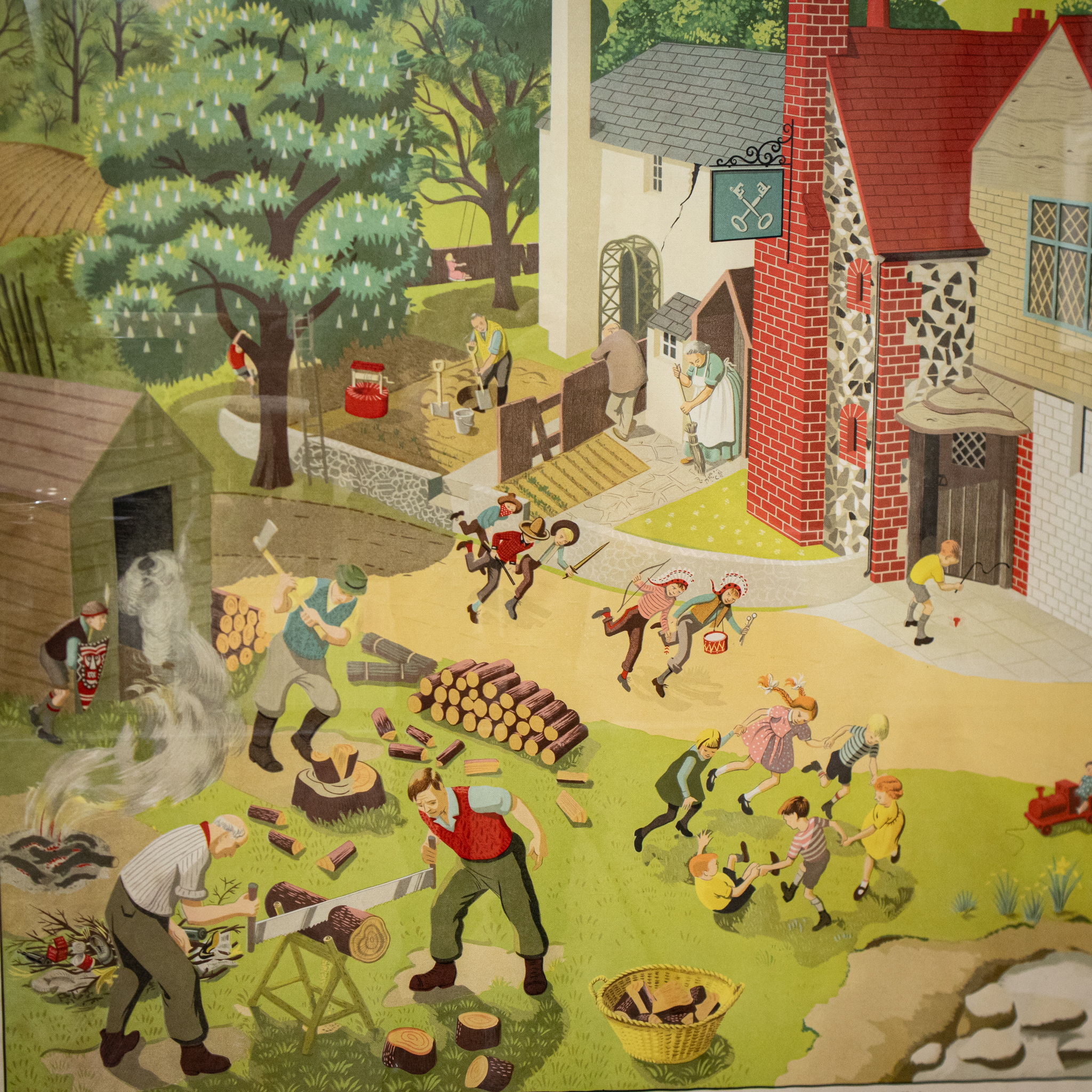 Original Elizabeth Skilton Print Country Life