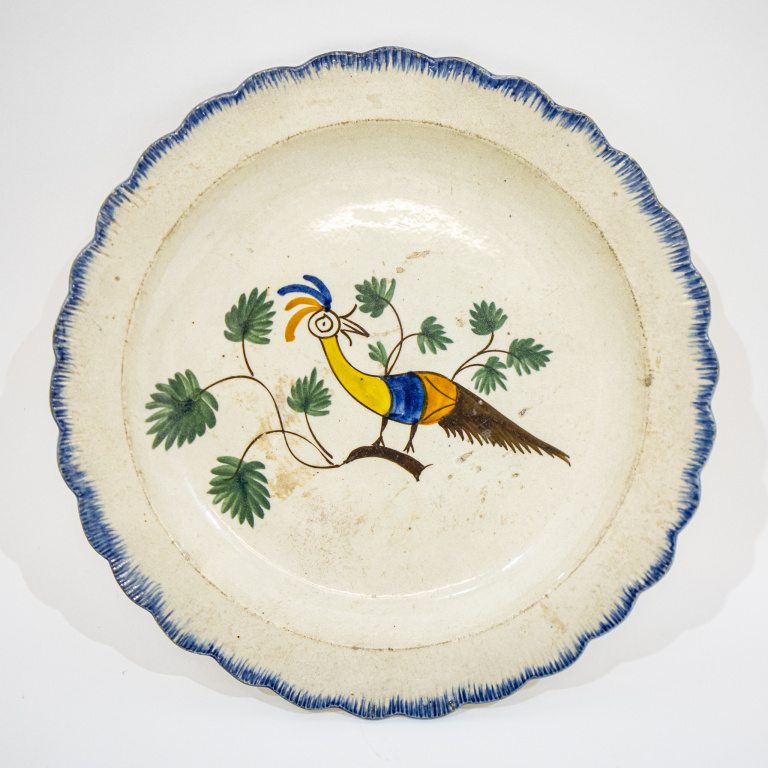 18th Century Peafowl Plate - Image 3