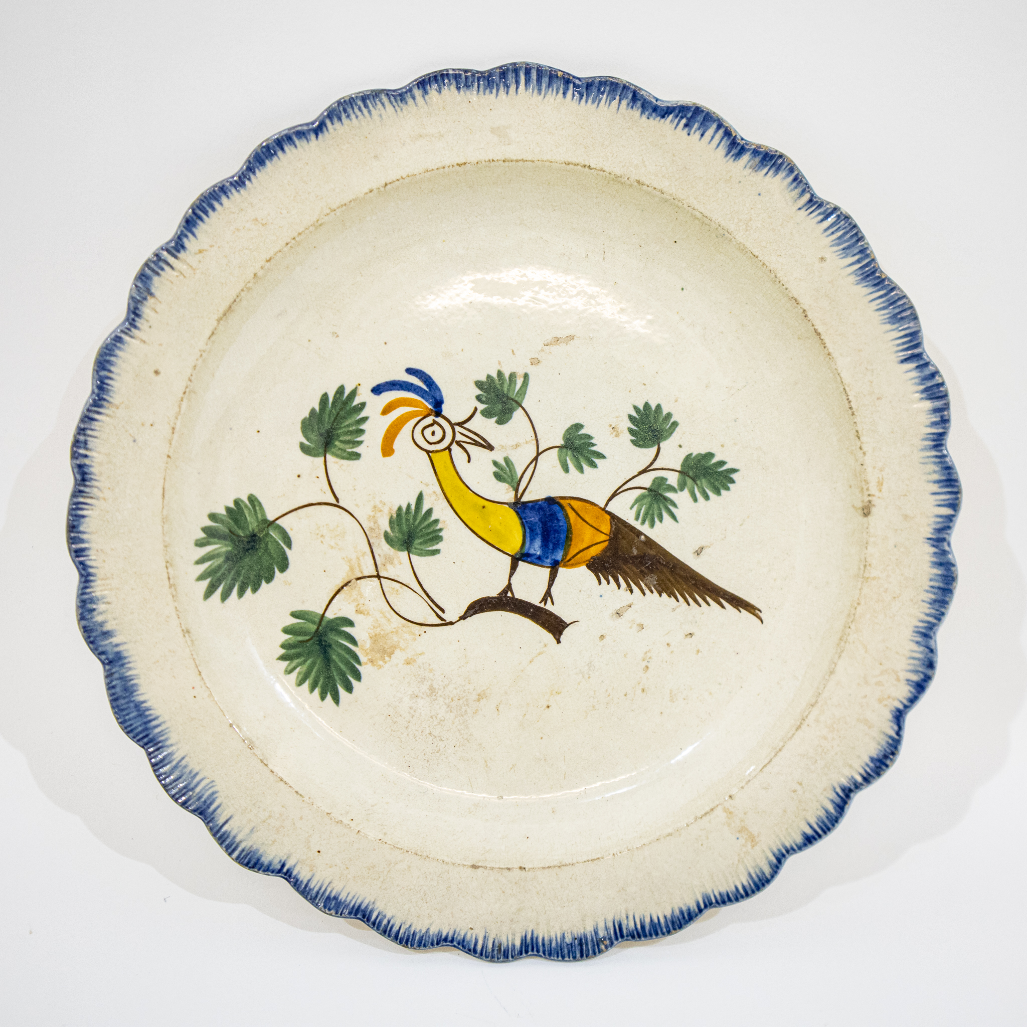 18th Century Peafowl Plate