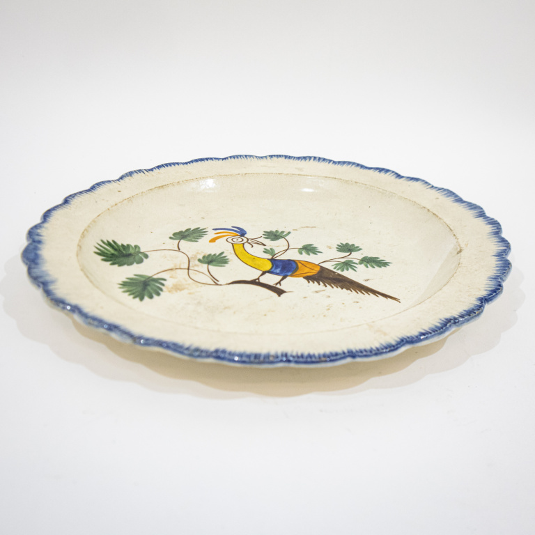 18th Century Peafowl Plate - Image 6