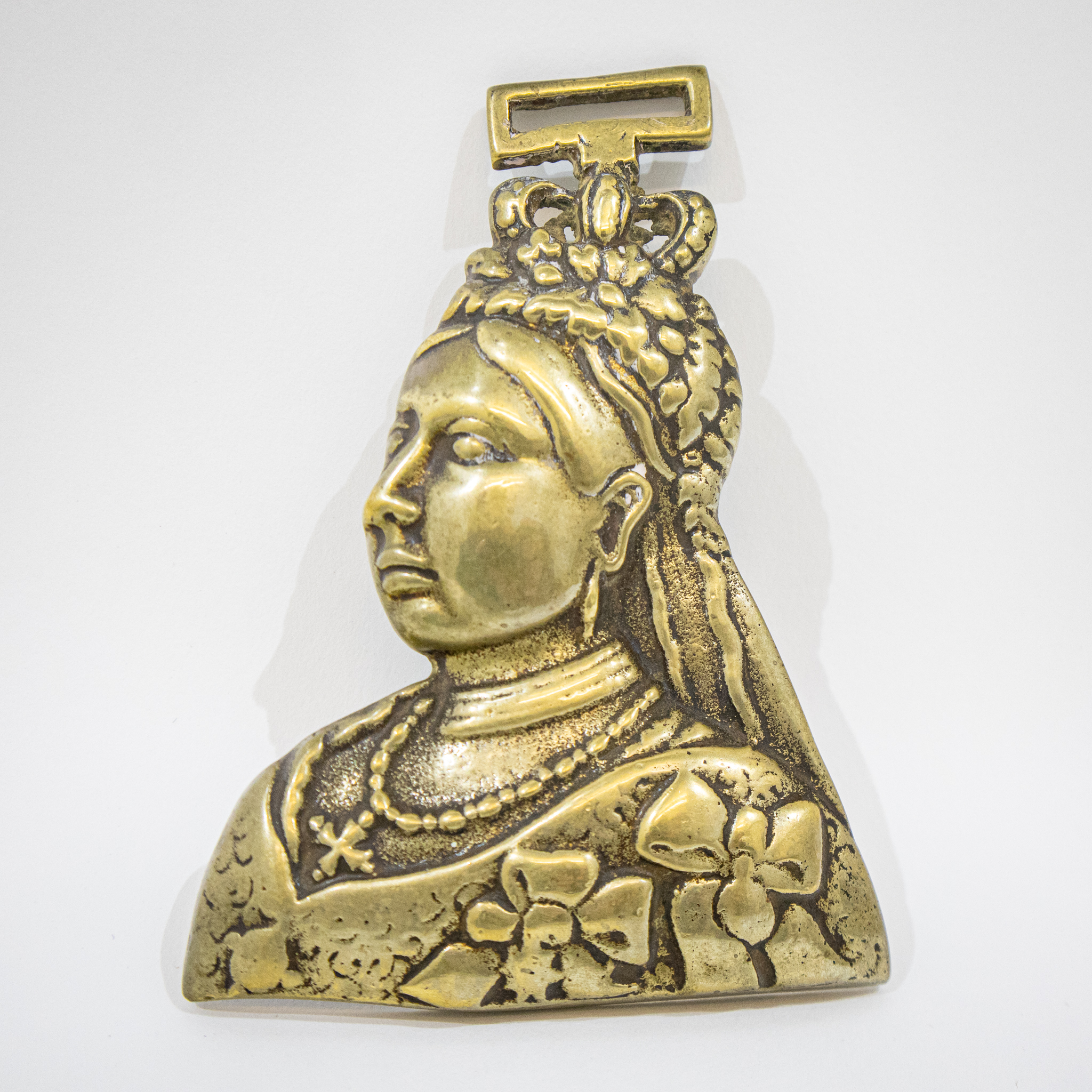 Victorian Horse Brass of Queen Victoria