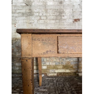 Dutch Painted Walnut Farmhouse Table