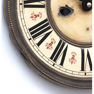 Early 20th Century Brass Framed British Clock Dial