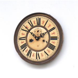 Early 20th Century Brass Framed British Clock Dial