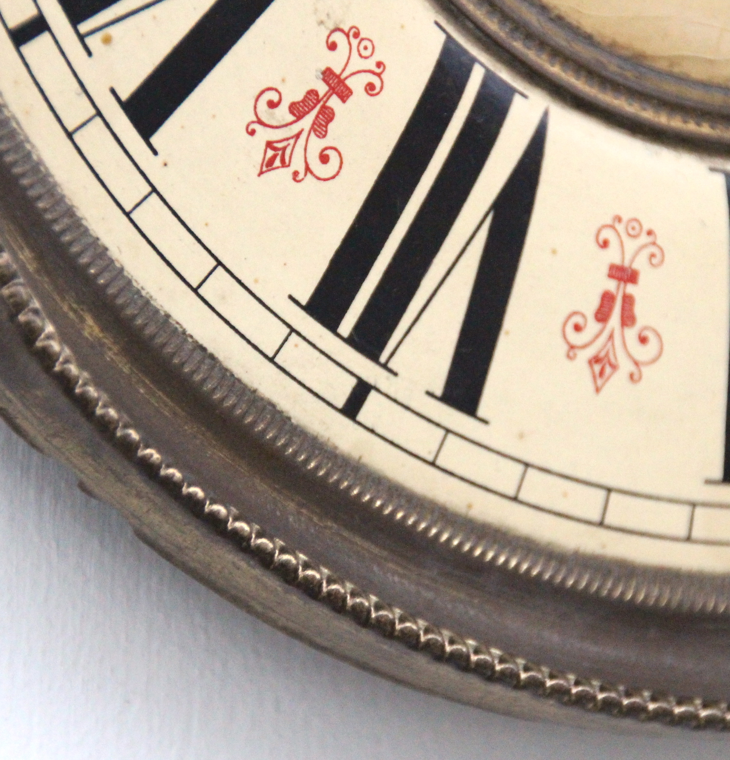 Early 20th Century Brass Framed British Clock Dial