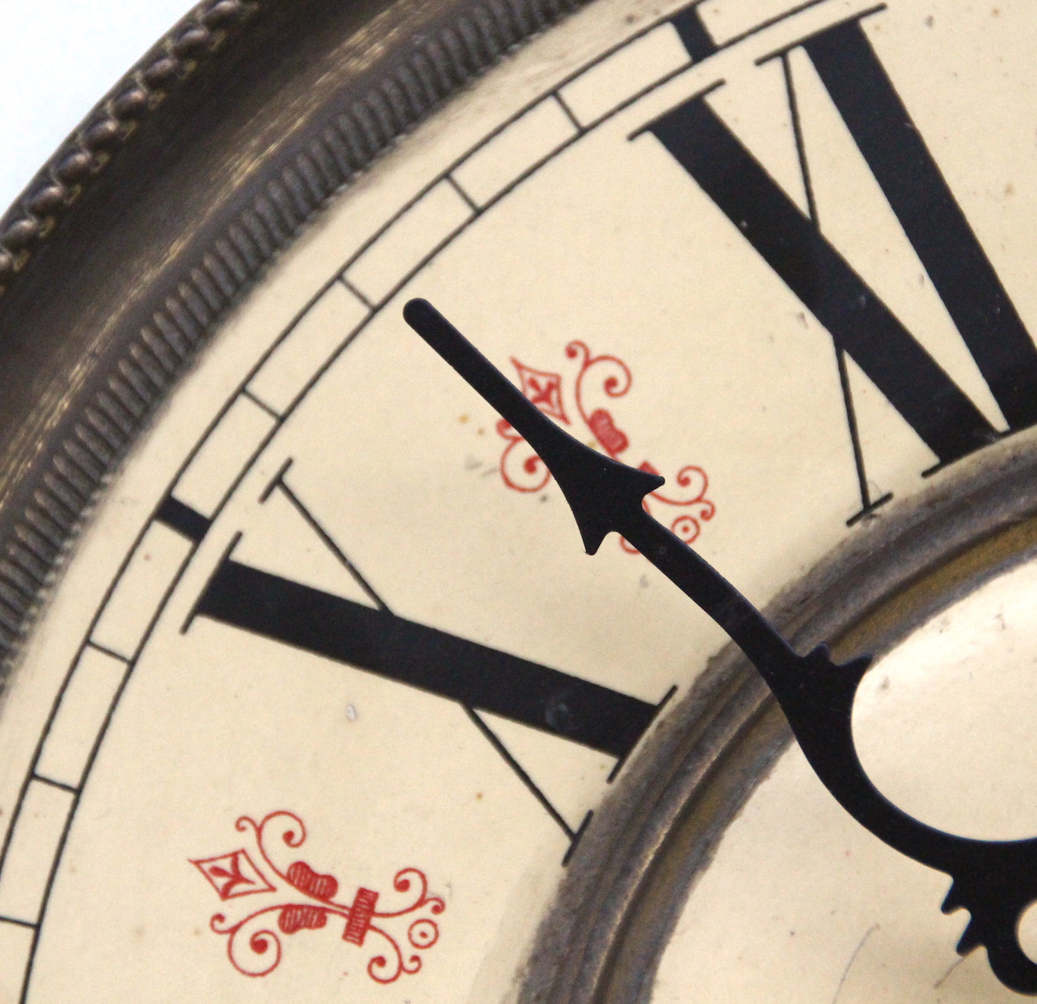 Early 20th Century Brass Framed British Clock Dial
