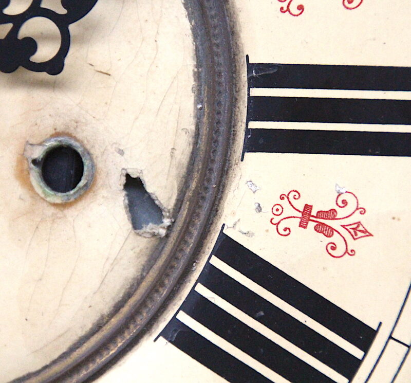 Early 20th Century Brass Framed British Clock Dial