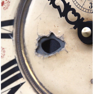 Early 20th Century Brass Framed British Clock Dial