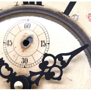 Early 20th Century Brass Framed British Clock Dial