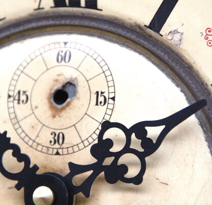 Early 20th Century Brass Framed British Clock Dial - Image 9