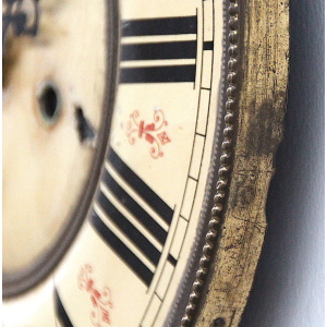 Early 20th Century Brass Framed British Clock Dial