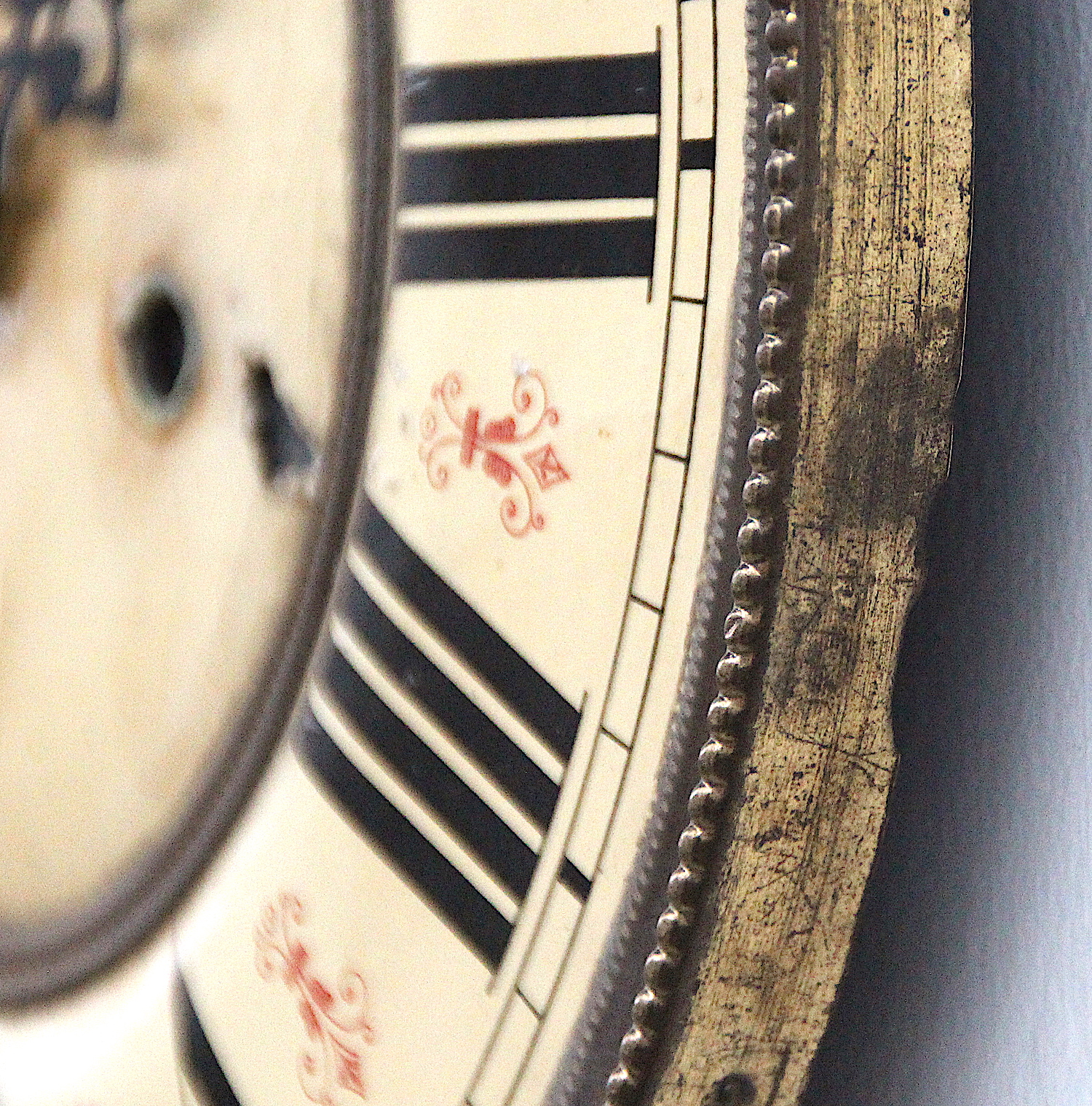Early 20th Century Brass Framed British Clock Dial