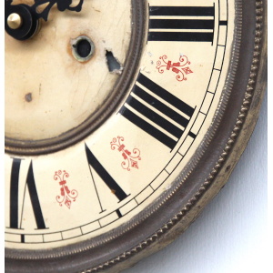 Early 20th Century Brass Framed British Clock Dial