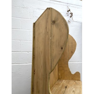 Rustic Pine Settle