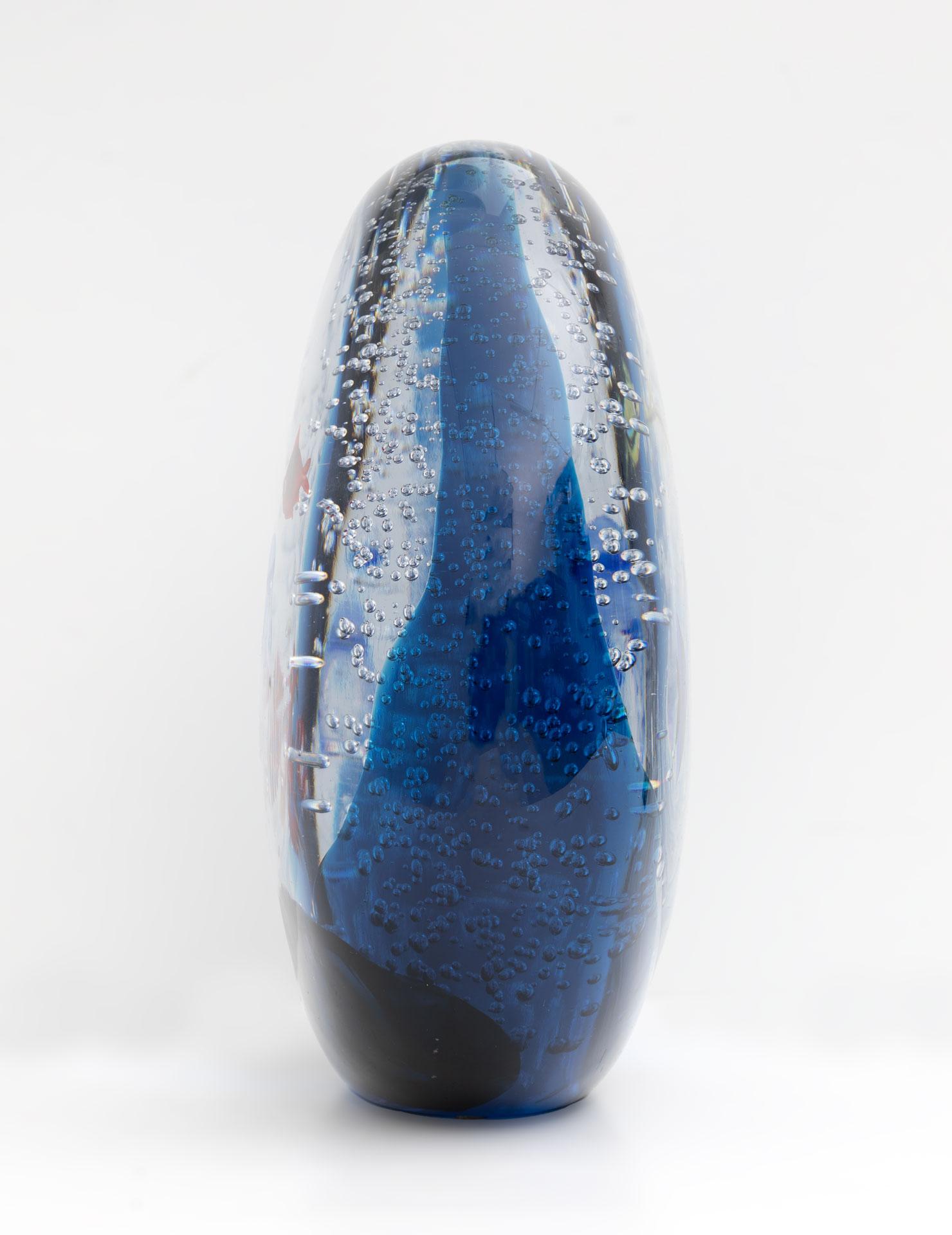 Moro Mariano Mid-Century Modern Italian Murano Glass Aquarium, 1980s