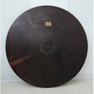 Attributed to Paolo Buffa Mid-Century Modern Italian Walnut Round Table, 1950s