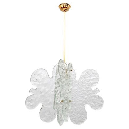 Carlo Nason Mid-century Modern Italian Murano Glass Pendant for Mazzega, 1970s
