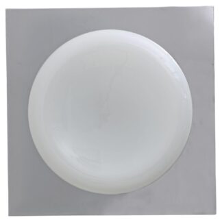 Carlo Nason Mid-century Modern Italian Steel and Murano Glass Wall Lamp, 1970s