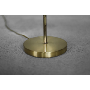 Mid-Century German Modern Gold Brass Desk Lamp with Chain from Karstadt AG, 1970s