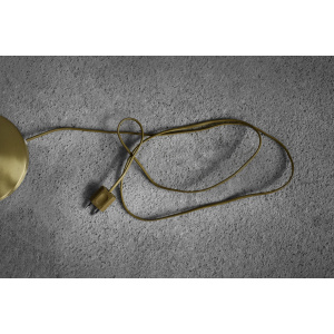 Mid-Century German Modern Gold Brass Desk Lamp with Chain from Karstadt AG, 1970s