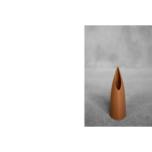 Mid-Century German Modern Stoneware Brick Red Vase from Asa Selection, 1980s