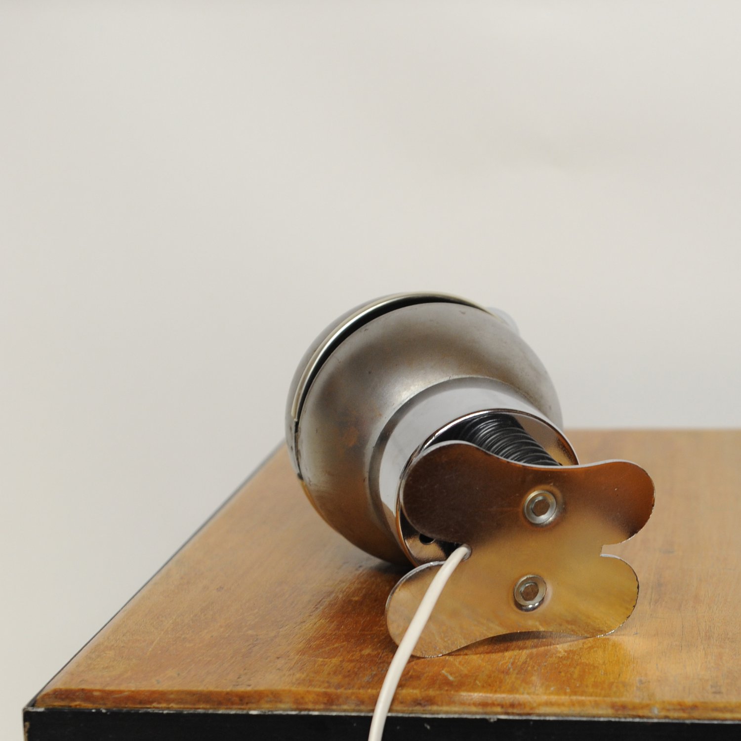 Vintage Metallic Robot Lamp By Satco, 1970s