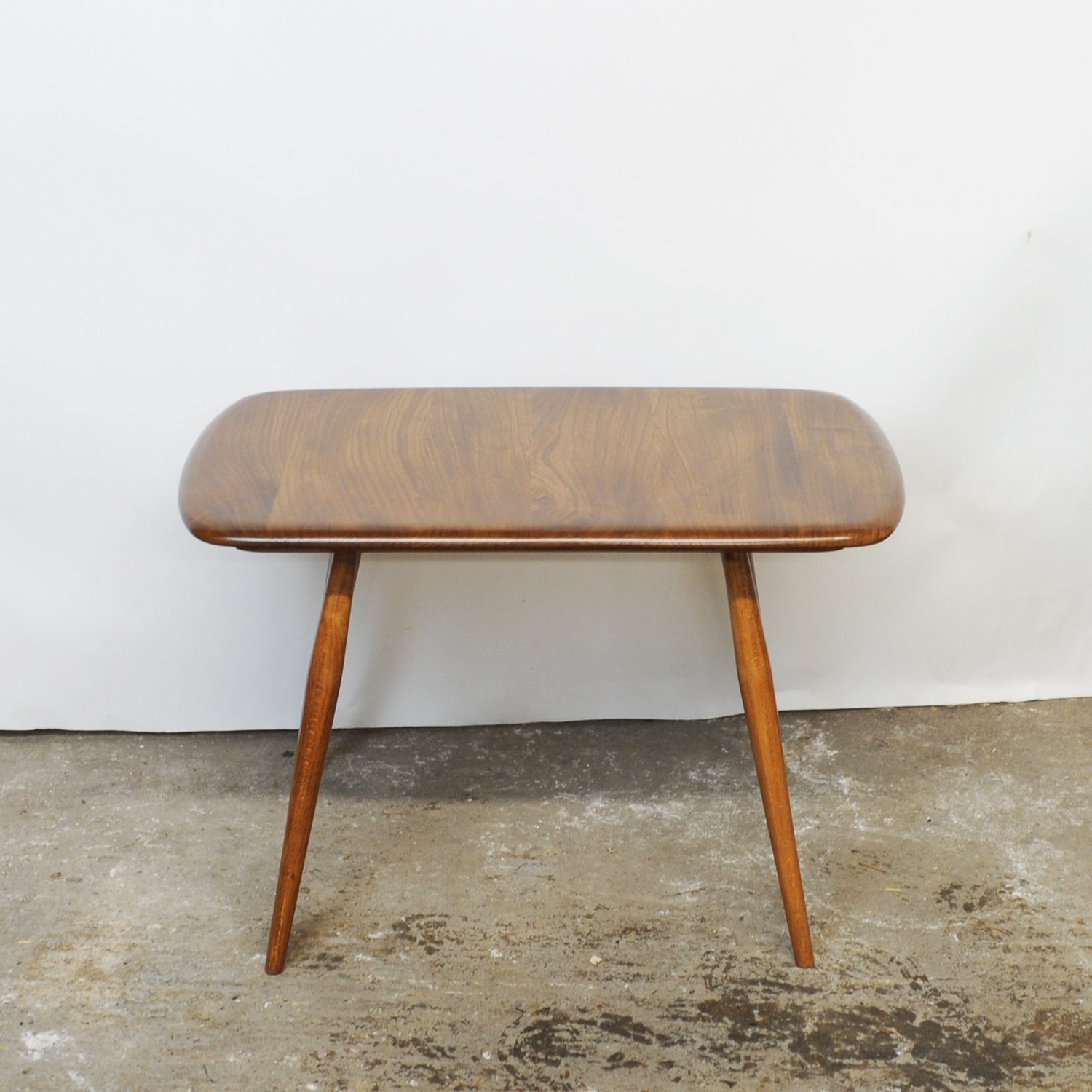 Vintage Blonde Elm Side Table By Ercol, 1960s