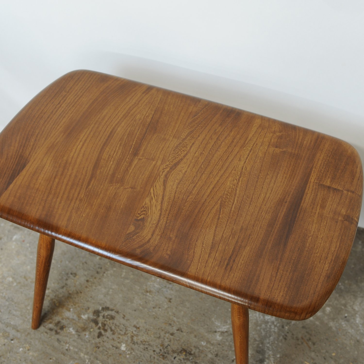 Vintage Blonde Elm Side Table By Ercol, 1960s