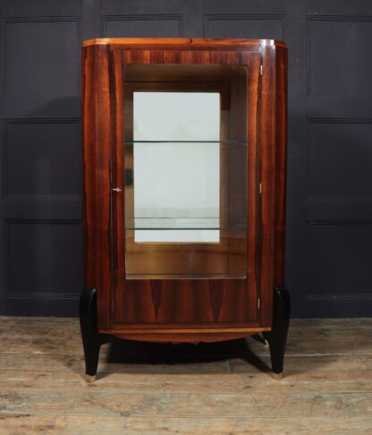 Art Deco Display Cabinet In Rosewood & Oak - Image 3