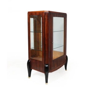 Art Deco Display Cabinet In Rosewood & Oak