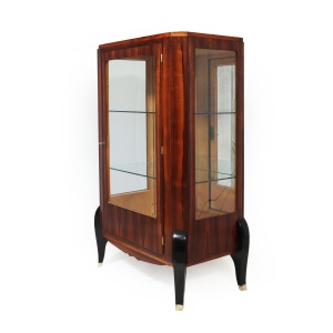 Art Deco Display Cabinet In Rosewood & Oak